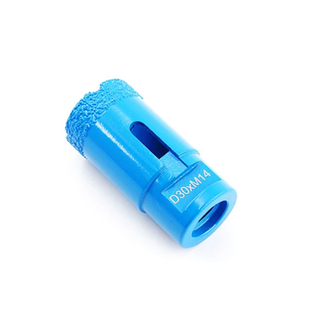 Diamond Core Drill Bit With Protective Stripes